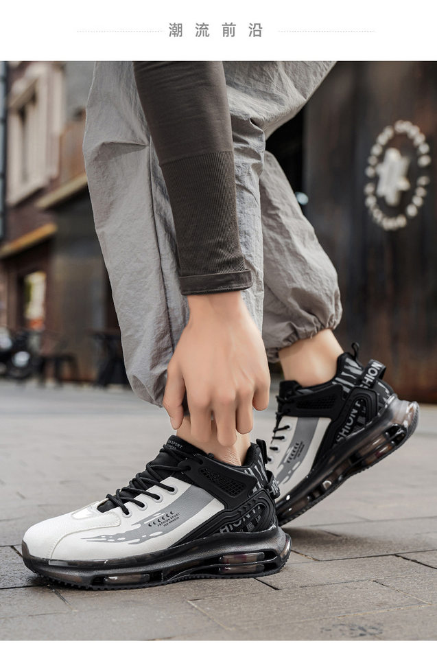 Giày chạy bộ nam đệm khí thoáng khí chống trượt giảm chấn kiểu dad shoes — 537 màu đen, 537 trắng xanh, 537 trắng đen chi tiết 16