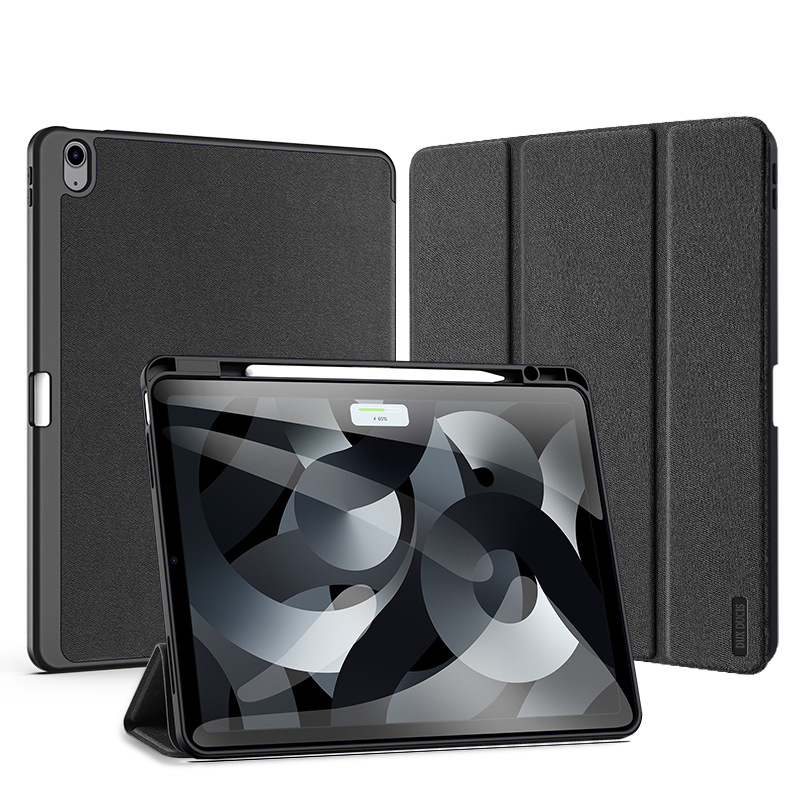 DUXDUCIS es adecuado para la funda protectora del iPad Air13 con ranura para lápiz, funda protectora plegable triple para iPad11, funda anticaídas.