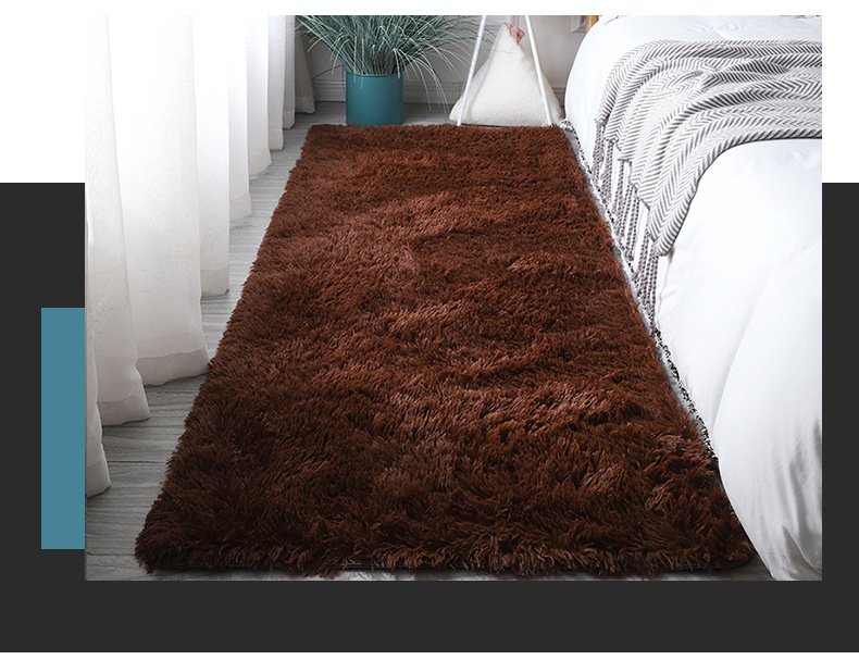 地垫地毯,丝毛地毯,床边毯,纯色地毯,卧室地毯,客厅地毯