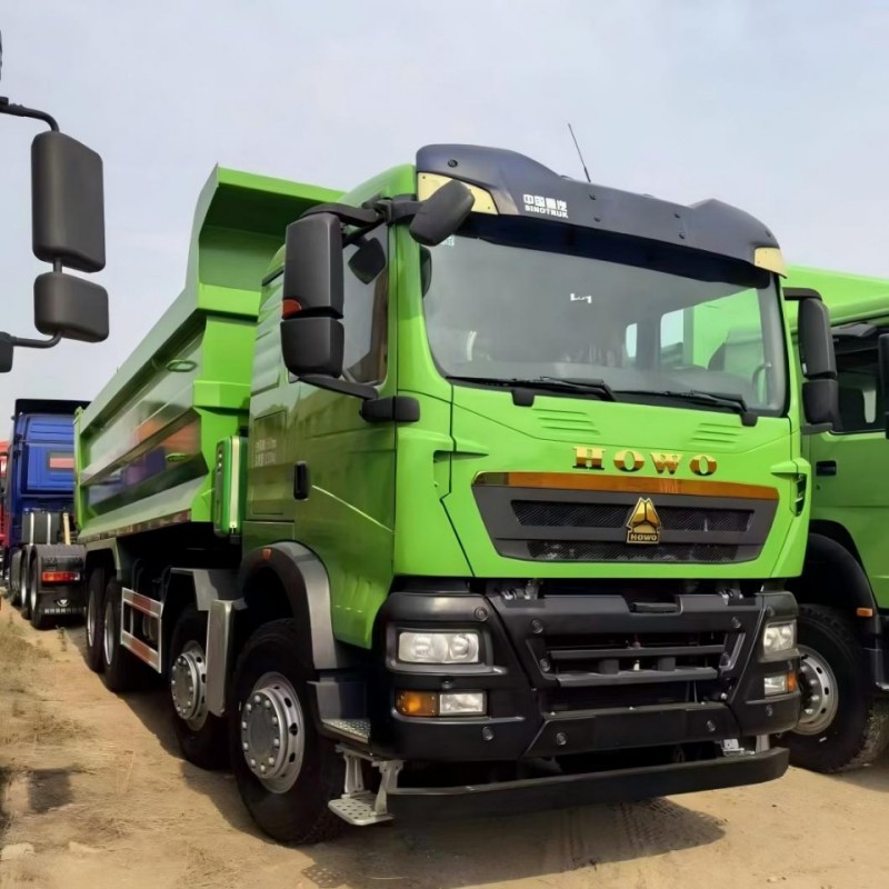 Export China Sinotruk Howo V7-X Dump Truck 430 Horsepower Front Four Rear Eight Mining Slag Transport Trailer