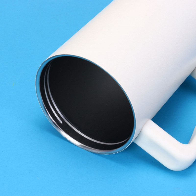 Transfronterizo 304 taza de acero inoxidable 40oz taza de automóvil aislamiento de doble capa aislamiento de frío plegable hielo taza al por mayor