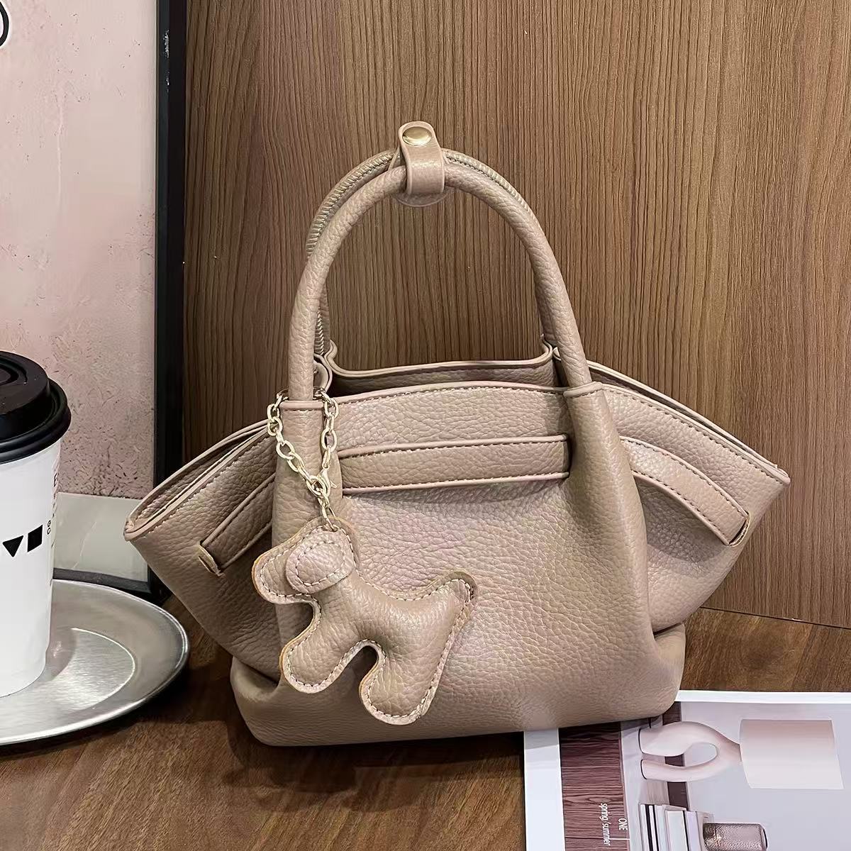 Bolso de mano simple de color sólido, bolso de moda, bolso de bolsillo, bolso de hombro, bolso de mochila, bolsas transfronterizas