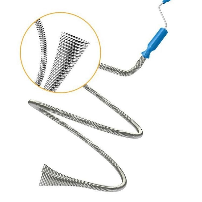 Sewer Toilet Tool for Home Use, Kitchen and Toilet Clog Removal, Hand-Cranked Drain Pipe Unclogging