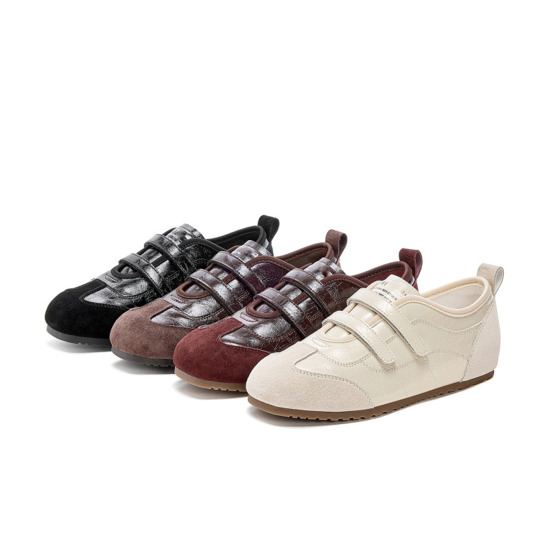 Qi Yan Brown Maillard Training Shoes for Women 2025 New Velcro Sports Casual Height-Increasing Running Shoes Qi Yan Brown Maillard Training Shoes for Women 2025 New Velcro Sports Casual Height-Increasing Running Shoes