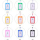 Work card set with lanyard work card badge certificate card set student listing work card work number plate badge label