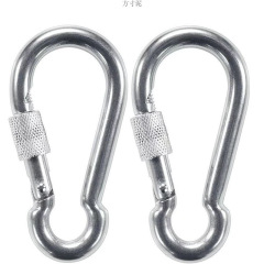 メーカー卸売り鉄亜鉛メッキスプリング登山ボタン屋外フィットネス登山保険ボタンひょうたんバックパックひょうたんフックバッチ