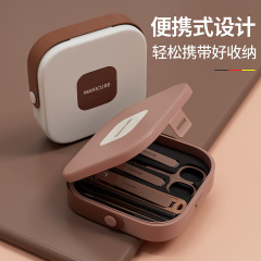2025防飞溅指甲刀套装家用指甲剪指甲钳挖耳勺专用工具碳钢材质