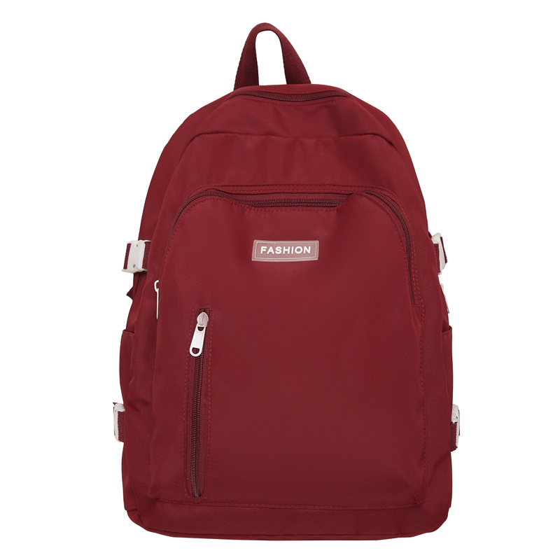 Nueva mochila de gran capacidad de 2025 moda coreana ocio simple mochila de escuela secundaria mochila de viaje de gran capacidad