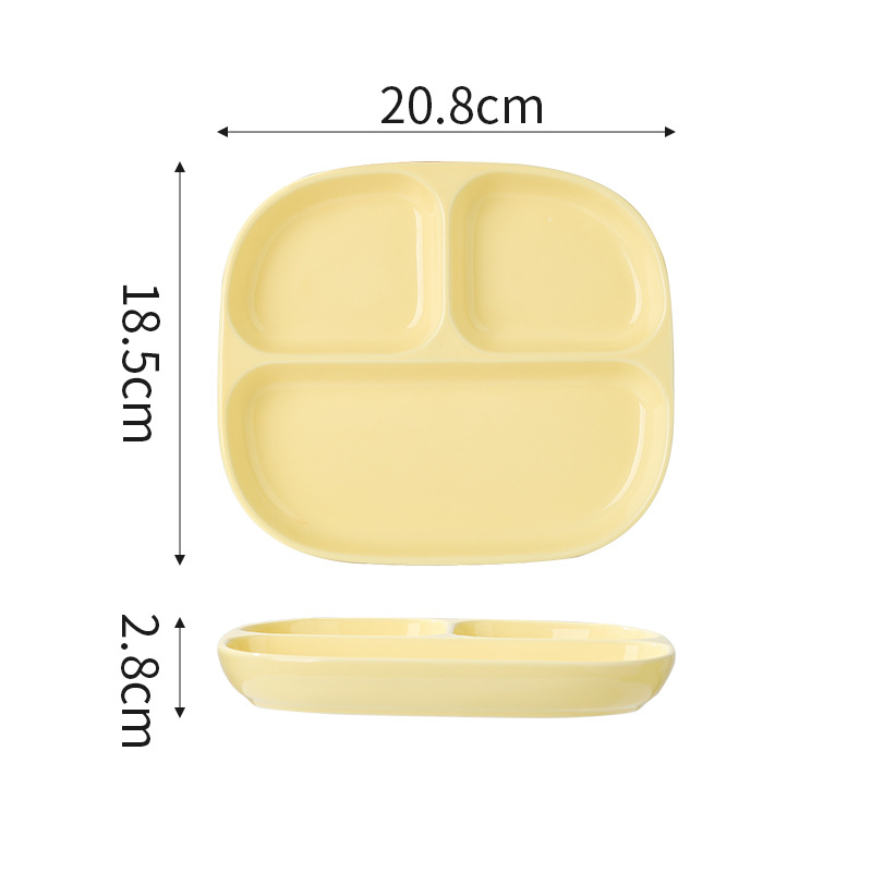 에나멜 밝은 빛 구분판 (우유 노란색)