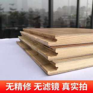 Package Installation of New Three-Layer Multi-Layer Solid Wood Composite Wood Flooring for Home Use, Waterproof Bedroom Floor Heating