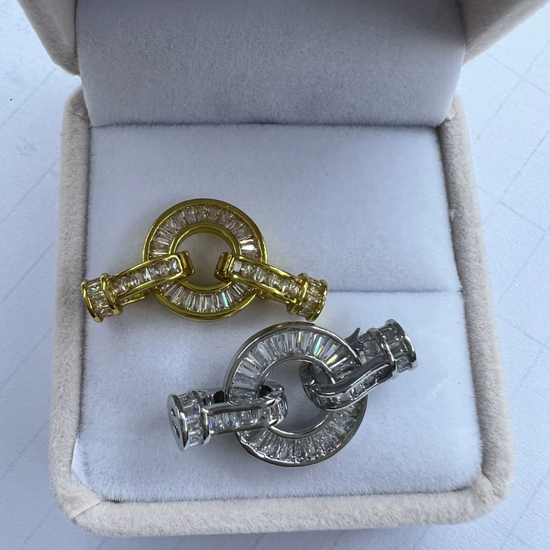 Цинковый/медный аксессуар с zircon жемчужиной, бусины, изысканные аксессуары, инкрустированное бриллиантами, DIY, 7–12 мм