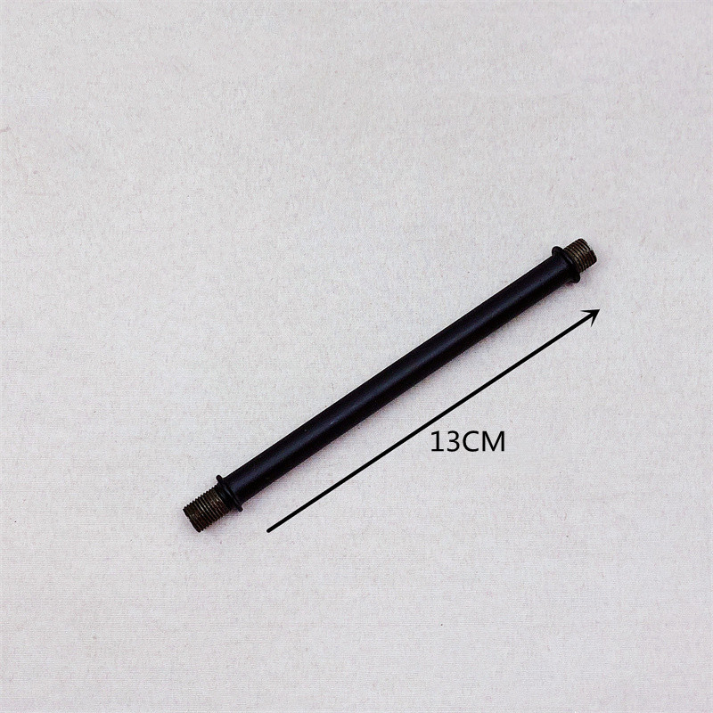 Negro 13cm lámpara de escritorio cabeza accesorios de tubería
