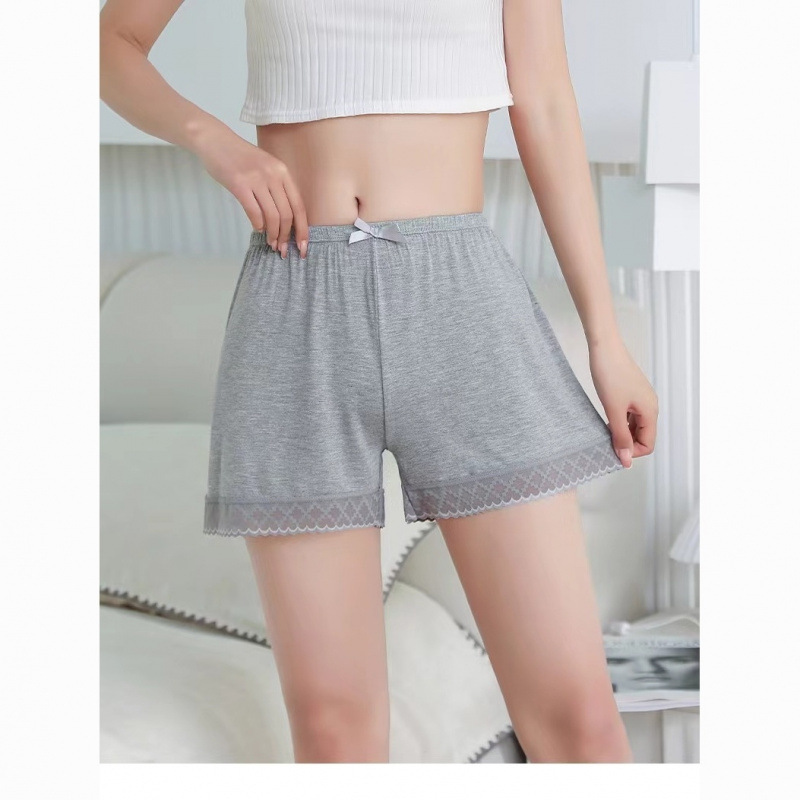 Cotton thin lace base shorts, safe trousers, protective underware, oversize