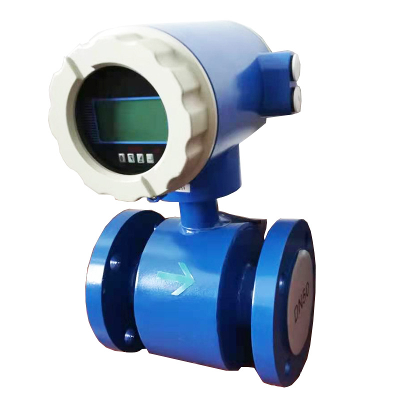 DN50电磁流量计 污水液体水一体分体电磁流量计四氟衬里 316L电极