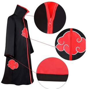 Naruto Clothes cosplay Clothing Organization Collar Hood Four Generations Six Generations Cloak