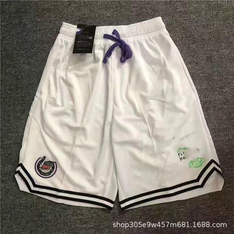 グラデーションスポーツスウェットパンツ、男女兼用カジュアルパンツ、夏用アメリカンルーズバスケットボールショーツ、バスケットボールユニフォーム、ランニングパンツ|undefined
