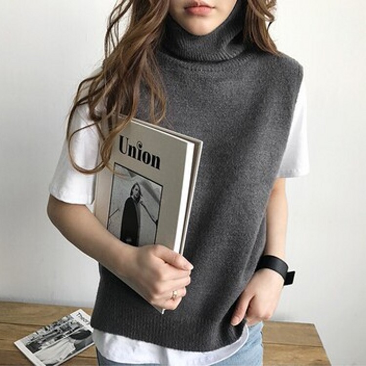 Women's Spring Knitted Vest 2025 New Women's Fashion Vest Knitted Women's Sweater Wool Vest Jacket