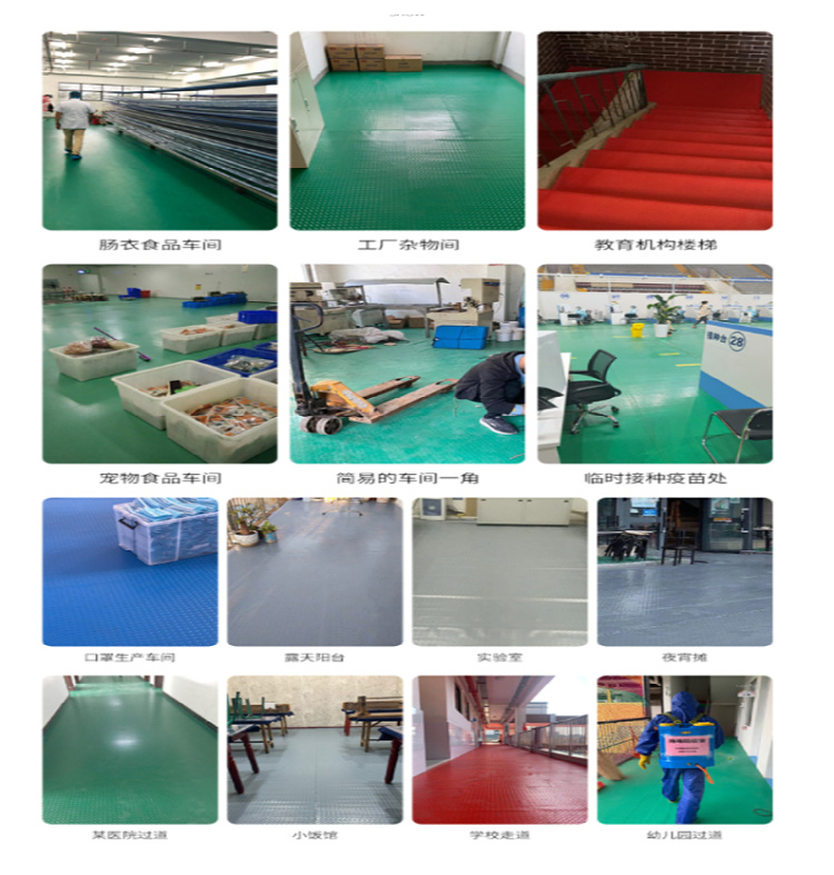 pvc Thickeneded Non-slip Mat Plastic Door Waterproof Rubber Door Mat Corridor Staircase Warehouse Kitchen Floor Rubber Floor Mat