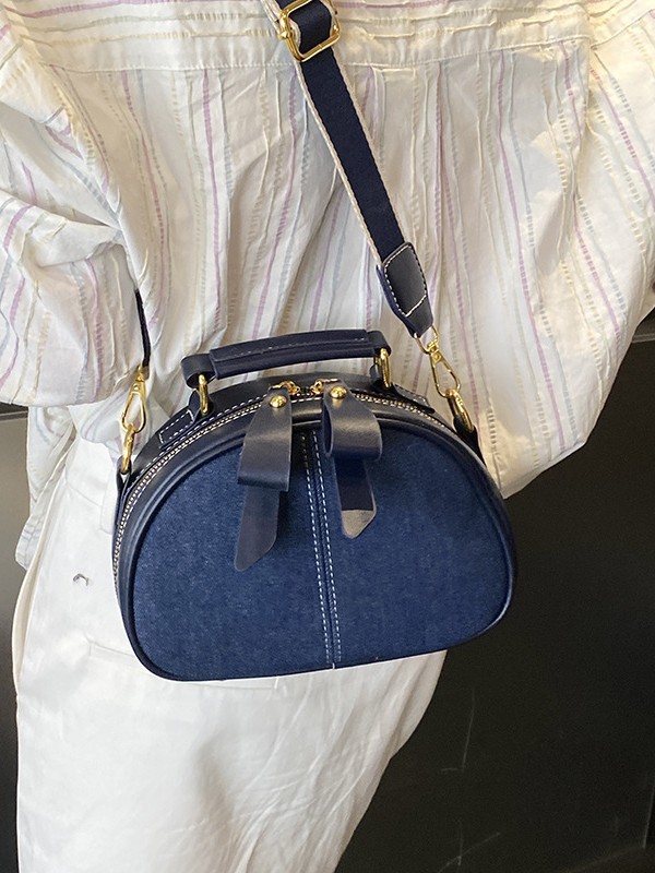 Bolso de mochila para mujeres 2026 ventas calientes nuevo nicho coreano Jeans bolso de mano de color de alta calidad bolso de hombro