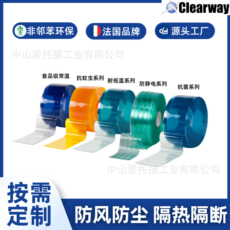 Aitofu Pvc Sheet Roll Plastic Air Conditioning Cold Storage Dustproof Windproof Anti-Static Door Curtain Transparent Commercial Use Aitofu Pvc Sheet Roll Plastic Air Conditioning Cold Storage Dustproof Windproof Anti-Static Door Curtain Transparent Commercial Use