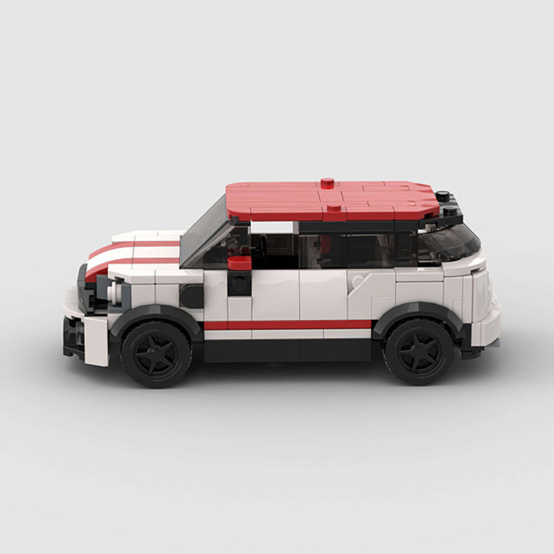 Moc-103483 Cross-Border Hot-Selling Mini Cooper F60 8-Grid Car Speed Series Building Block Car Model Decoration Piece