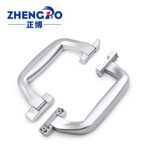 广州正博PC硬箱手把行李箱缓冲塑料座子铝箱提手铝框拉杆箱配件厂