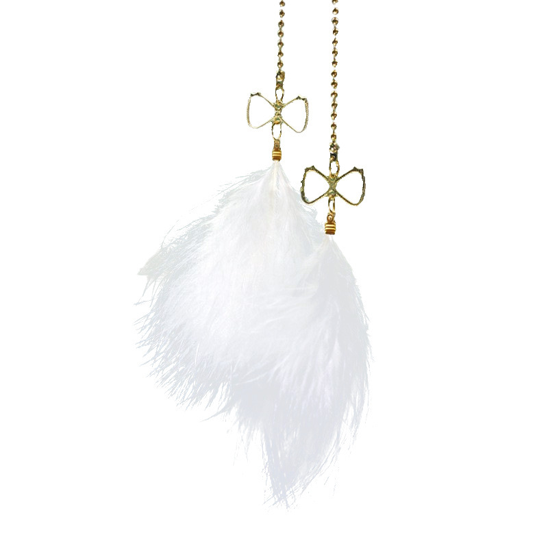 Colgante de coche, colgante de coche, plumas hermosas, espejo retrovisor creativo, colgante de coche, decoración linda, suministros para coche