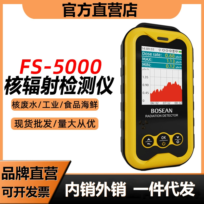 Детектор ядерной радиации Счетчик Гейгера Мраморный тестер радиоактивности Персональная дозиметрическая сигнализация