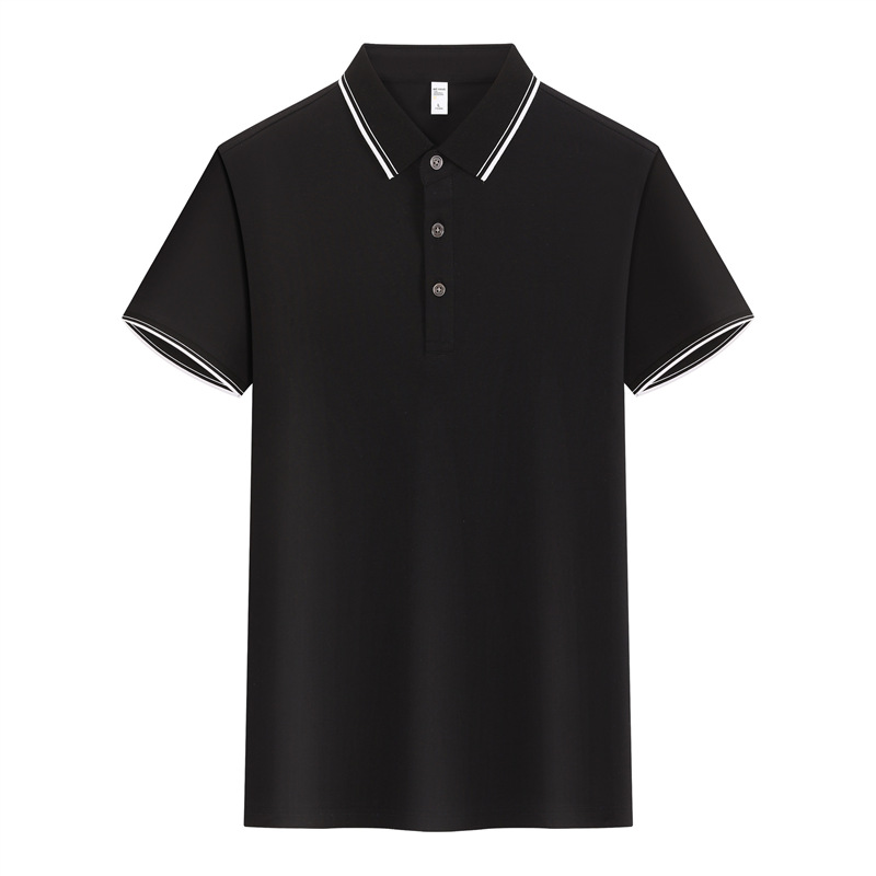Cole Solona polo de solapa lisa personalizado verano transpirable de manga corta bordado corporativo de doble tira