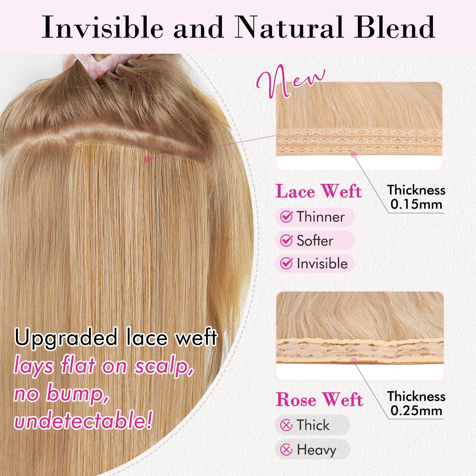 Foreign trade wig 4 pieces of water ripple wig increase amount of hair piece BB clip reissue piece short roll ripple 12inch