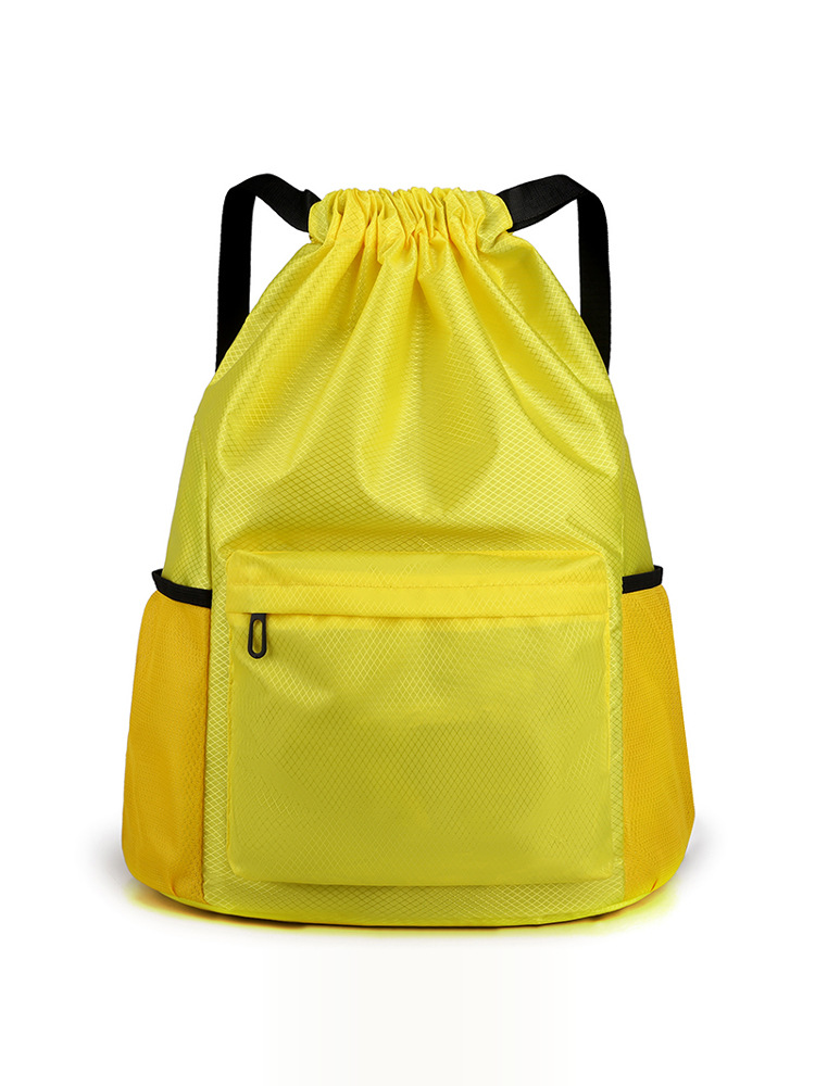 Bolsillo de paquete personalizado mochila de cuerda simple mochila de separación seca y húmeda bolsa deportiva impermeable bolsa de baloncesto de acondicionamiento físico