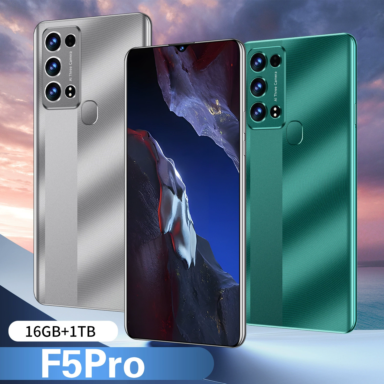 Смартфон F5 Pro, 7,2″ Android, 3 ГБ RAM + 64 ГБ, 6800 мА·ч, камеры 72+108 МП
