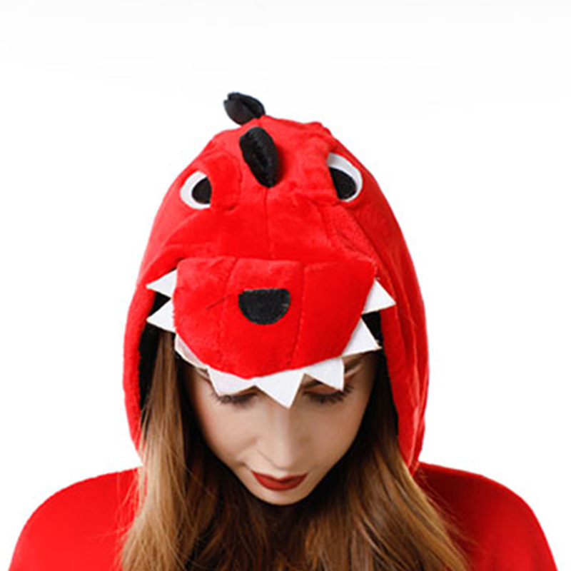 Otoño y invierno serie de animales de flanela de dibujos animados mono Goku polvo cerdo padres e hijos pareja ropa de casa interacción padre-hijo