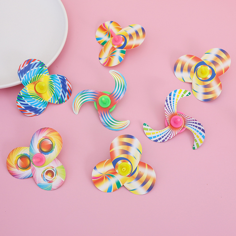 DIY Tarjeta de papel de montaje de giroscopio transfronteriza Venta caliente de color giroscopio pequeños juguetes al por mayor Yiwu ventas directas de la fábrica