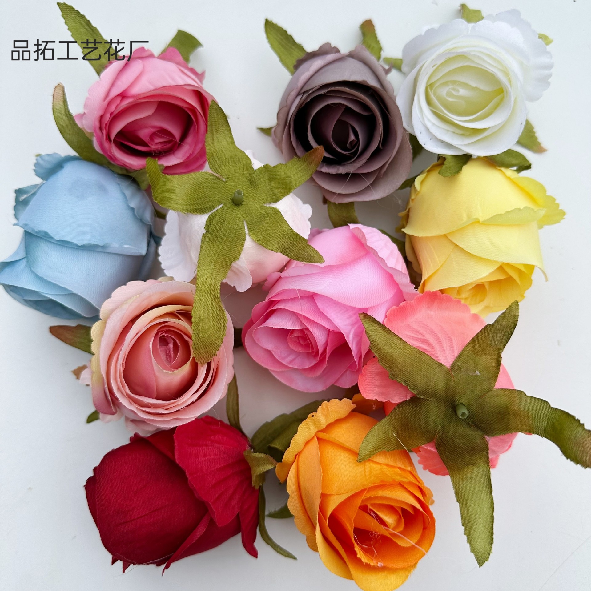 simulation rose flower head wholesale wedding wedding decoration flower gift box diy arch silk cloth plant wall fake flower head