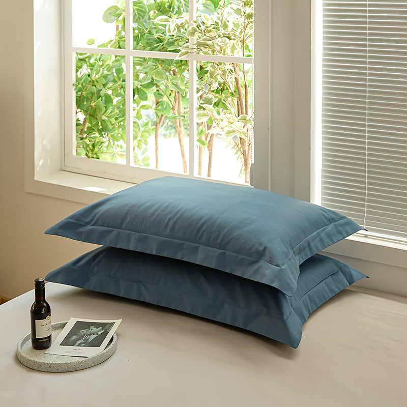 100 pieces of Xinjiang long-staple cotton all-cotton pillowcases, minimalist solid Morandi color pure cotton single-person bed pillowcases