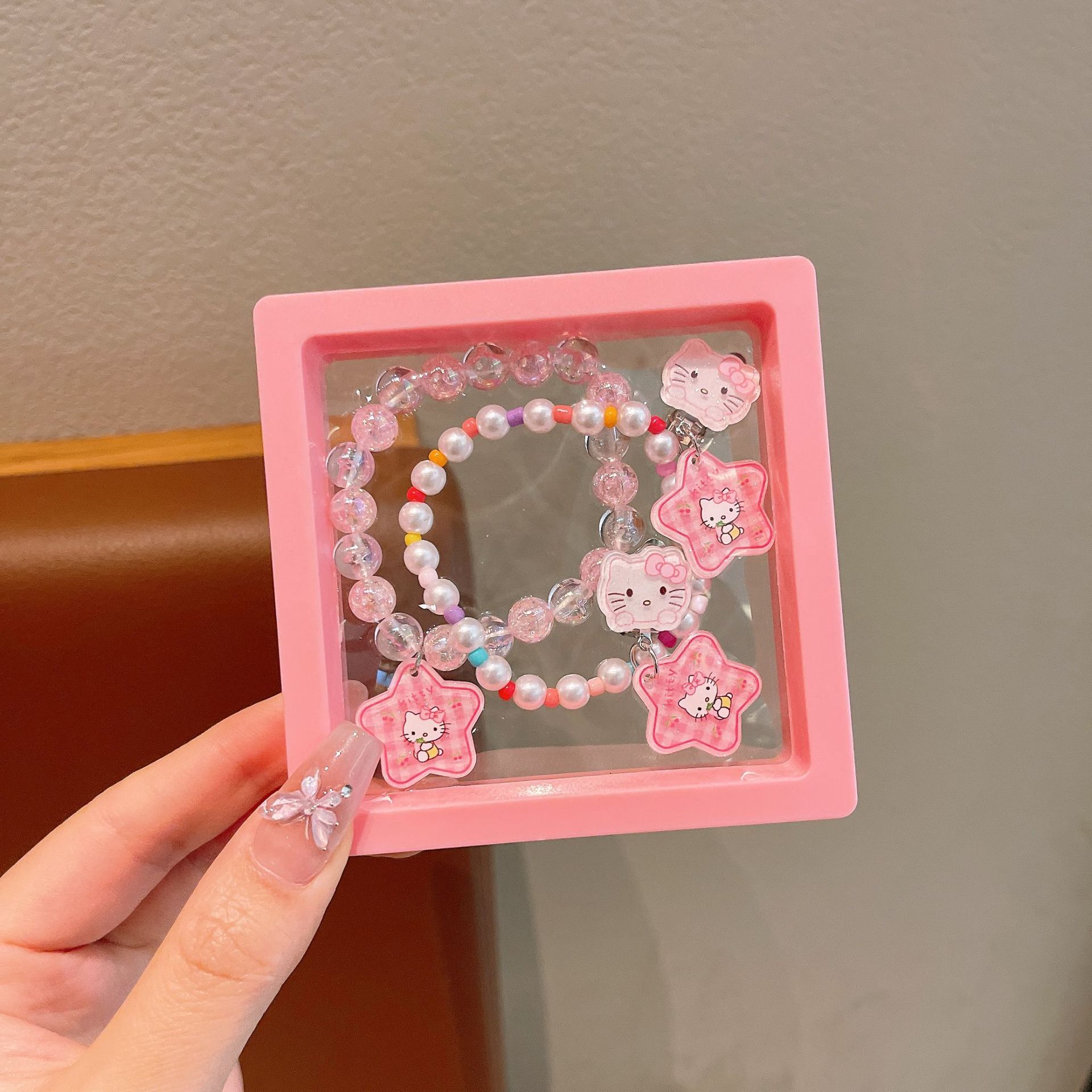 Niña Sanrio collar pulsera caja de regalo princesa pulsera caja de joyas de cumpleaños para niñas 1 de junio Día de los niños