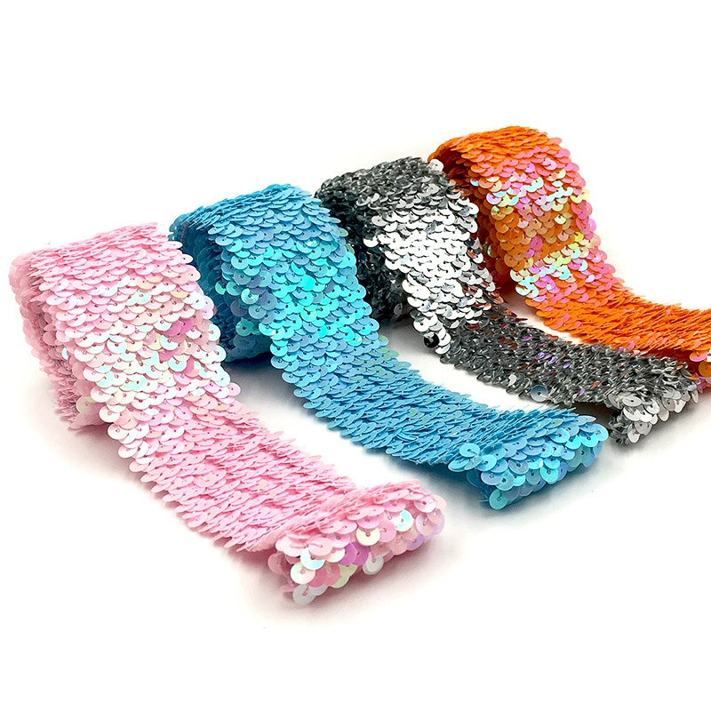 Эластичные многоцветные ногти sequins, прямая поставка, 4,8 см