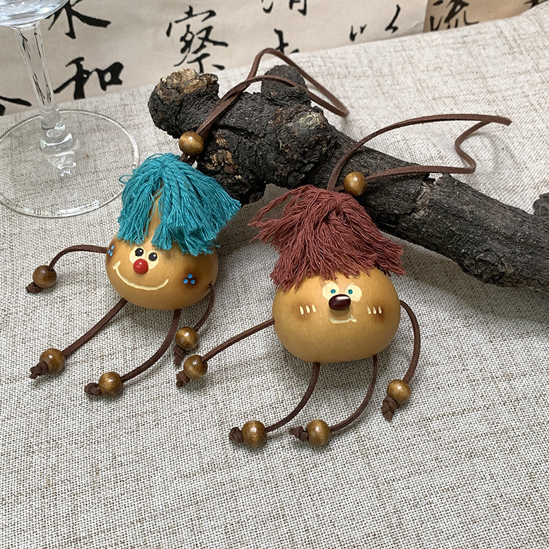 包挂钥匙扣呆萌卡通葫芦手工景区潮饰品个性闺蜜礼物挂件可爱车挂|undefined
