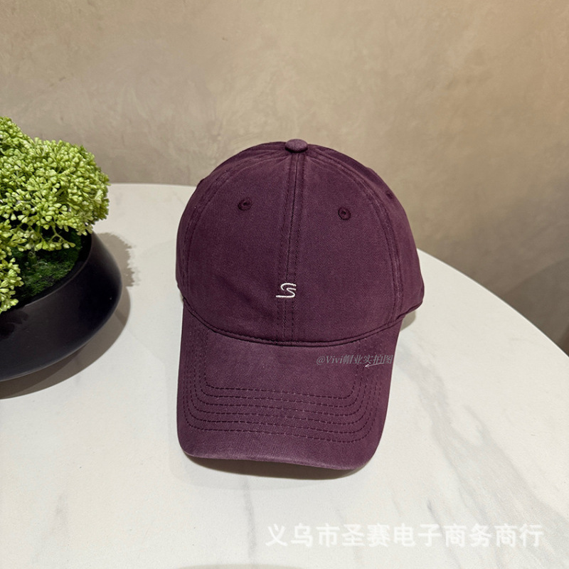 韩版小字母简约棒球帽子女春秋时尚百搭显脸小情侣鸭舌帽男ins潮|undefined