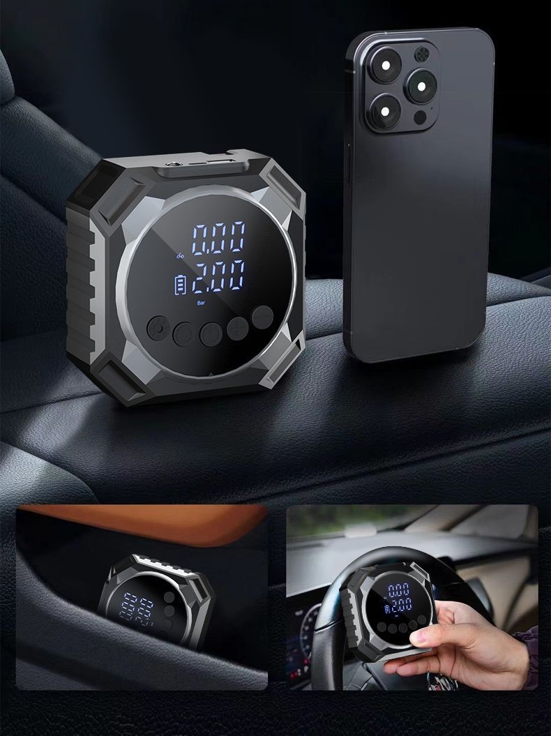 Vehicle-Mounted Air Pump Portable Car Wireless Pump Electric Tire High-Pressure Air Pump