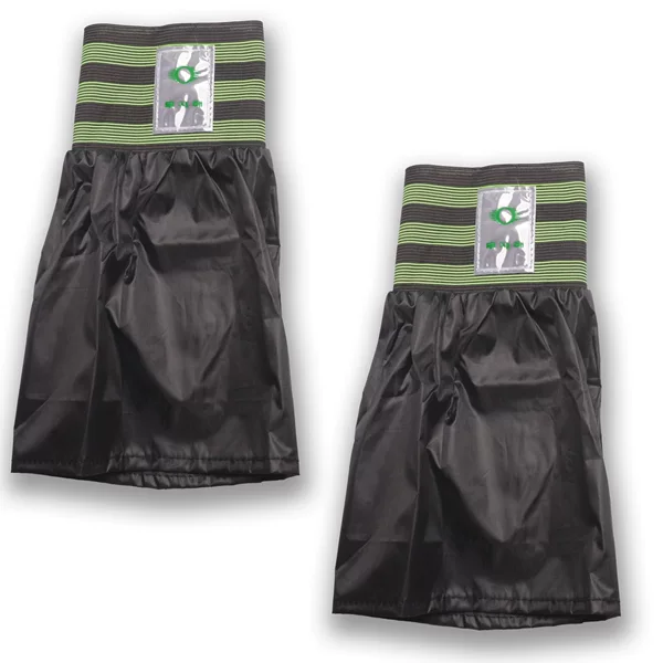 Korean Three-Stripe Reflective Welding Worker Construction Site Leg Straps with Fabric, Extended Type Elastic Leg Gaiters