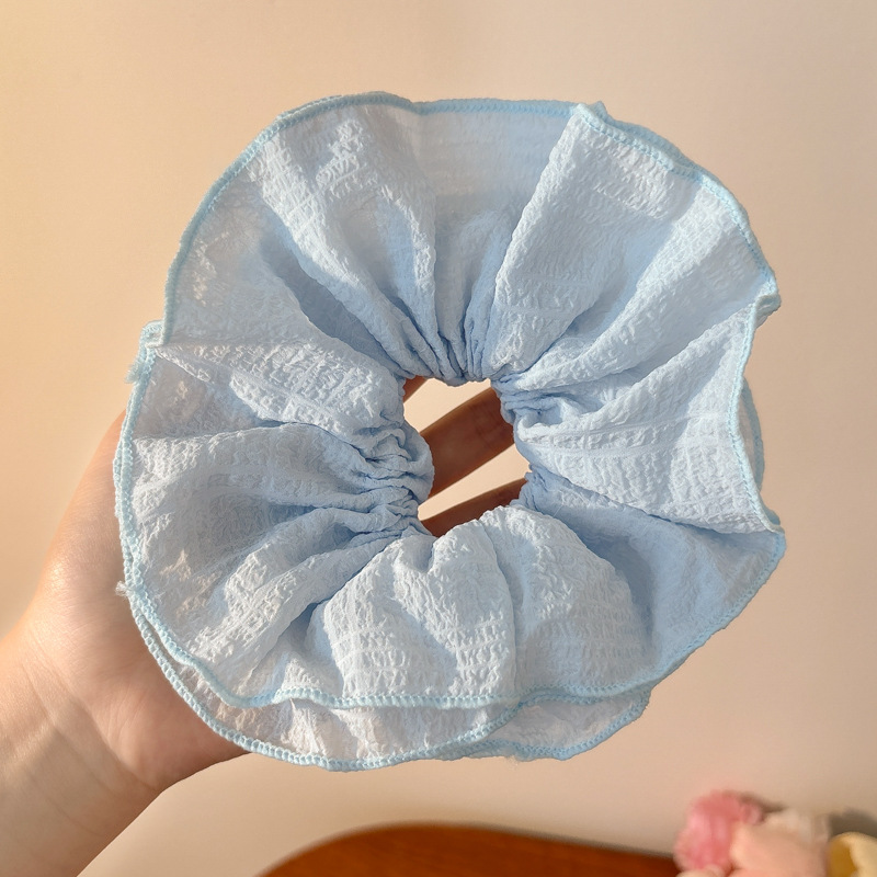 Ballet estilo encaje intestino grueso lazo para el cabello de alto valor con cola de caballo cuerda para el cabello flor para la cabeza niña de verano bola cabeza cuerda para el cabello accesorios para el cabello