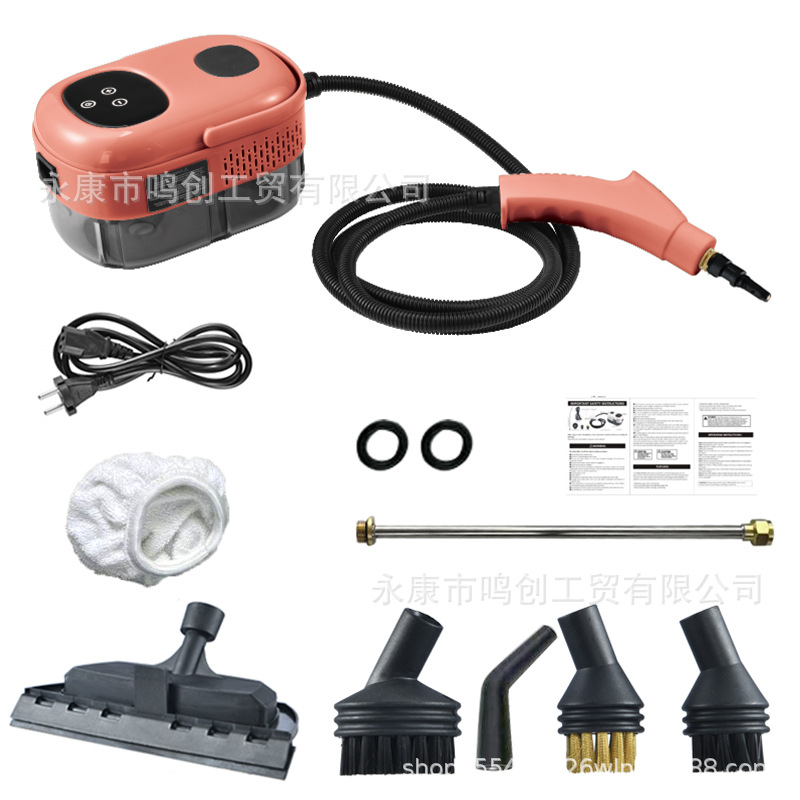 Limpiador a vapor de alta presión y alta temperatura, pequeño aire acondicionado doméstico, campana extractora de cocina, máquina de limpieza con calentamiento instantáneo, estándares europeos, americanos y británicos