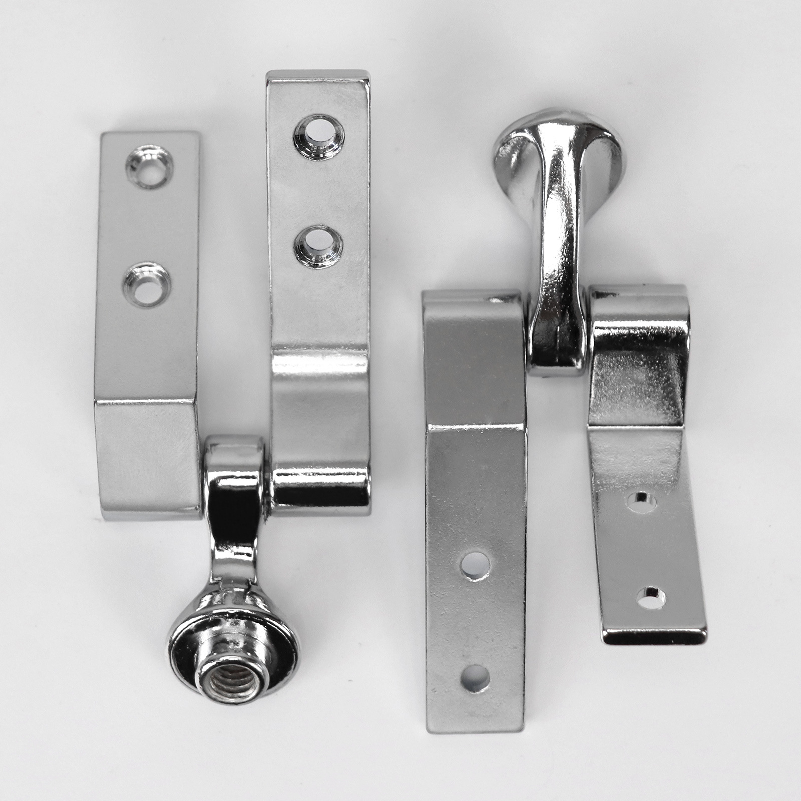 Tapa de inodoro universal, bisagra, bisagra cromada, perno de tapa de inodoro, tornillo, tuerca, accesorios de tapa de inodoro image 4