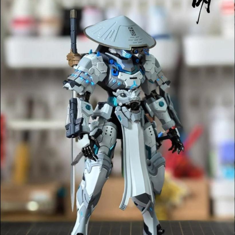 威远式改摩动核高达盲盒曹仁白起赵云敖丙拼装模型异端自由MG玩具