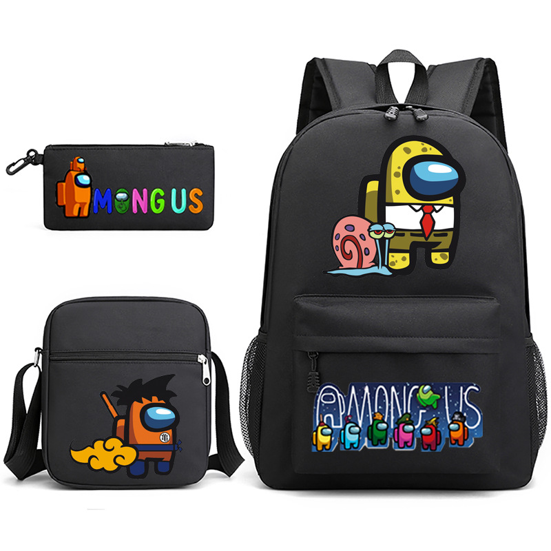 Entre nosotros tres piezas mochila Juego periférico anime a lo largo de nosotros