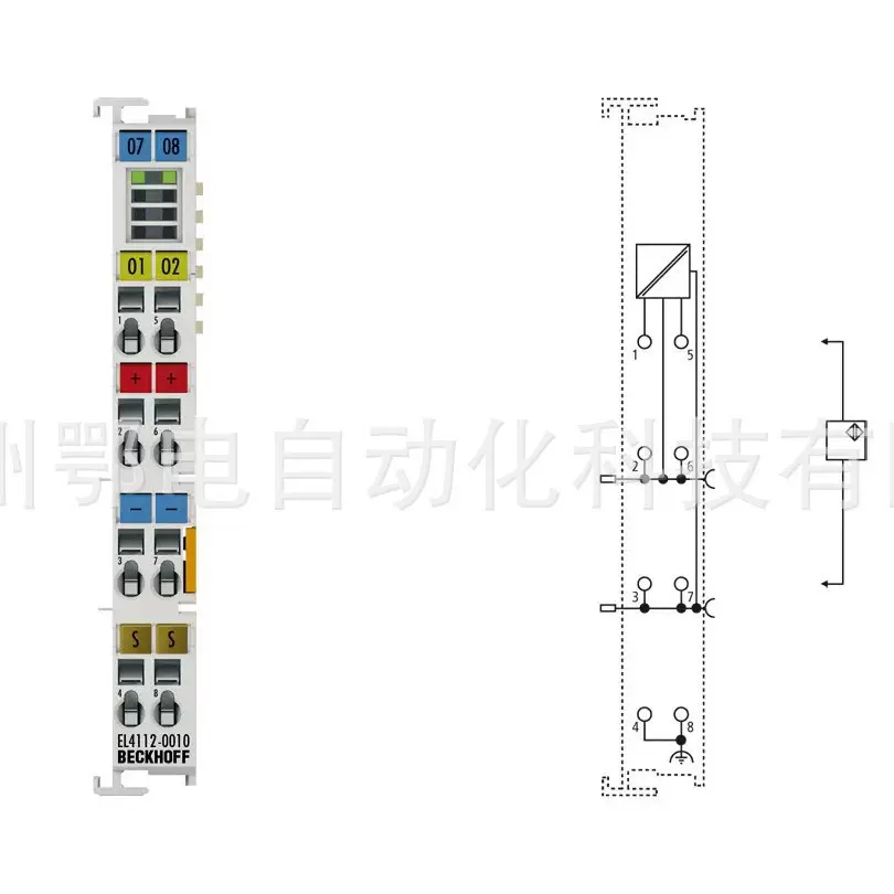 倍福模块EL4112-0010 | EtherCAT 端子模块，2 通道模拟量输出