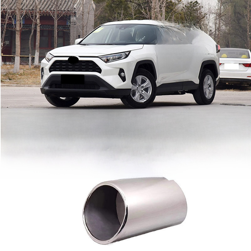 Suitable for 2020-2022 Toyota RAV4 Rongfang tailpipe exhaust pipe and original stainless steel decoration of Venza