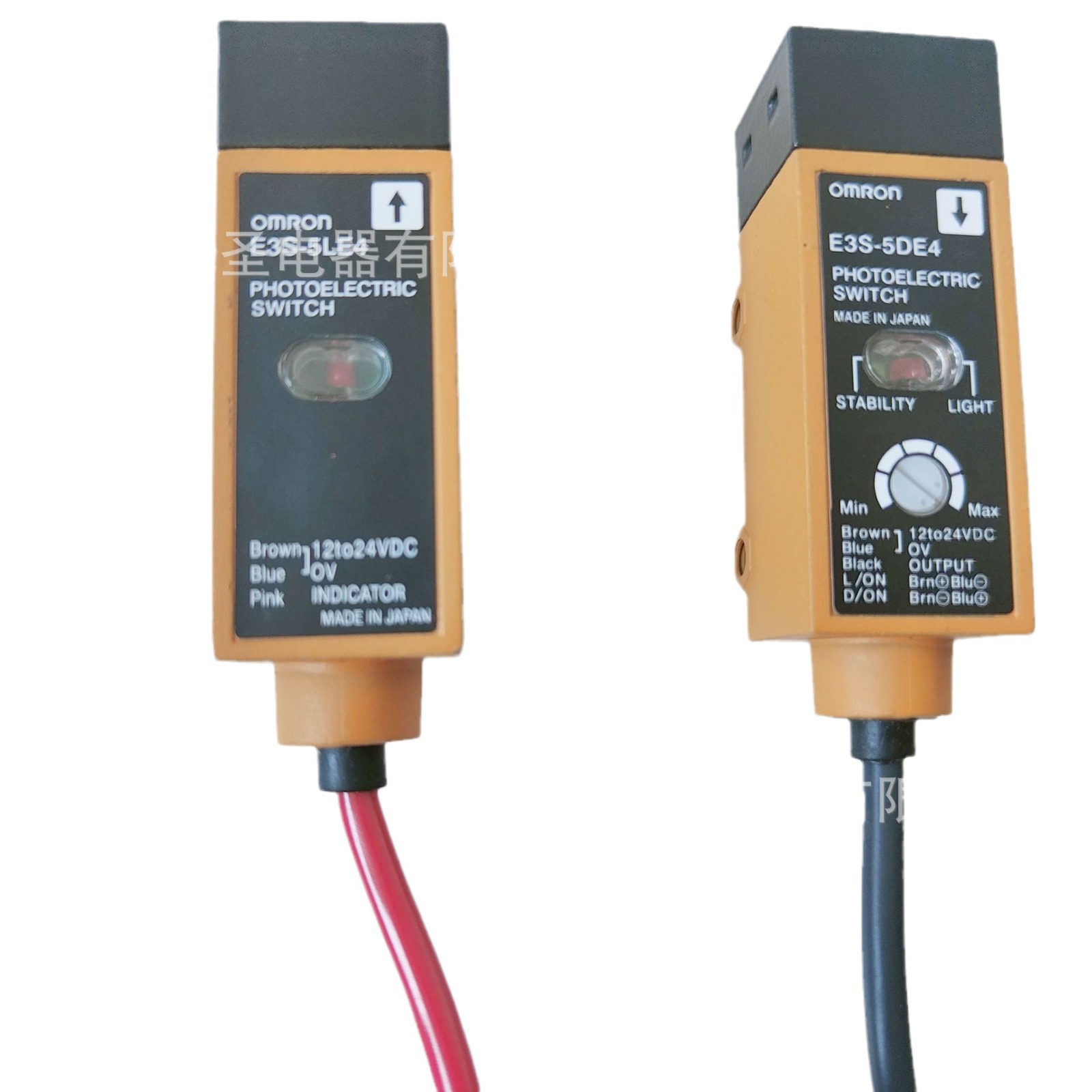 库存清仓处理价光电开关E3S-5E4=E3S-5LE4+E3S-5DE4对射型传感器